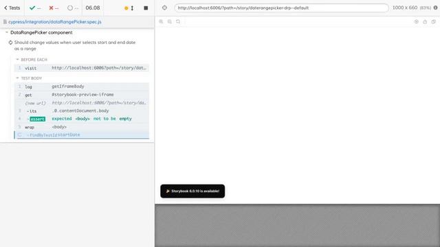 UI Component Test with Storybook and Cypress смотреть онлайн