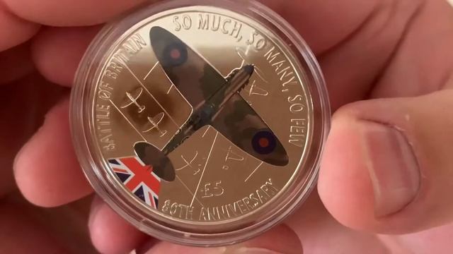 2020 Battle of Britain 80th anniversary £5 coin смотреть онлайн