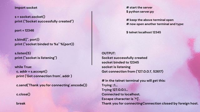 Socket Programming in Python смотреть онлайн