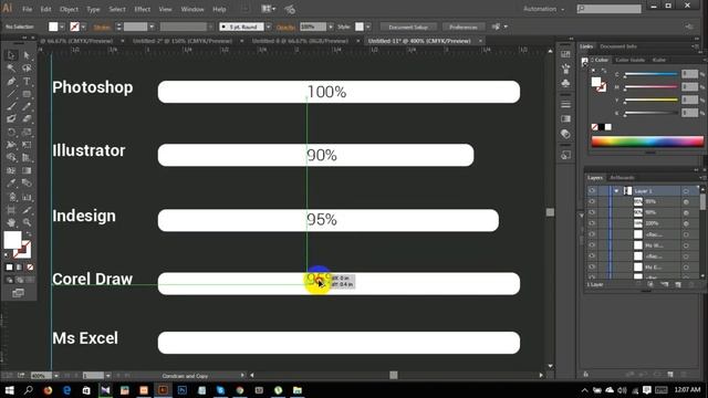 How to Create a Creative CV/Resume Template Design in Adobe Illustrator CC Tutorial смотреть онлайн