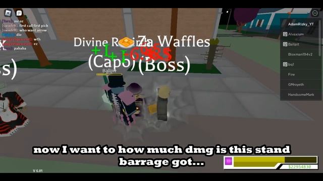 Just Admin Stuffs in Roblox Project JoJo смотреть онлайн