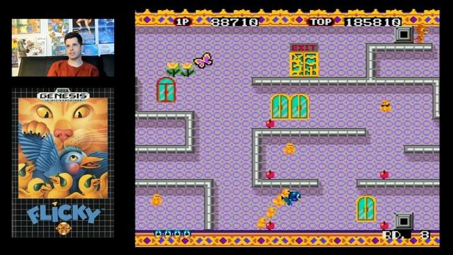 Flicky (Sega Genesis) Mike Matei live stream смотреть онлайн