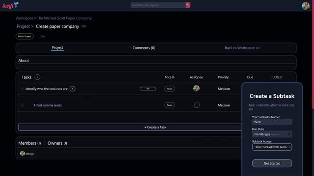 Swift - Project - Wasiq - Python | JavaScript | React | Redux | Flask | SQLAlchemy | Node.js смотреть онлайн