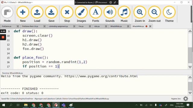 Pygame Zero - Tutorial 1 - Whack A Fox смотреть онлайн