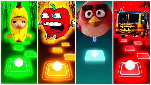 Angry Birds Vs Bus Eater Vs Banana Cat Vs Pizza Tower смотреть онлайн