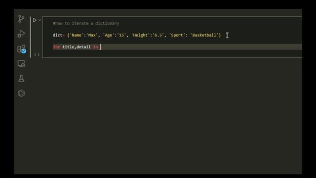Dictionary iteration in Python смотреть онлайн