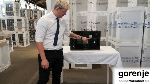 Gorenje BMX201AG1BG Beépíthető mikrohullámú sütő bemutató videó смотреть онлайн