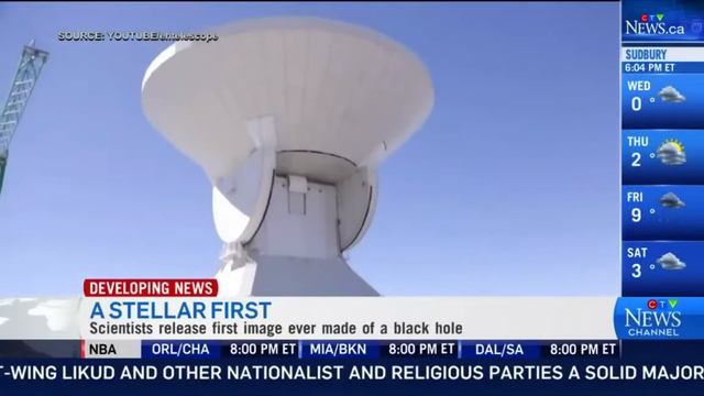 CTV Toronto - The Event Horizon Telescope and M87 Black Hole Image смотреть онлайн
