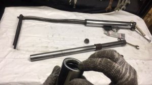 Сборка перьев иж планета Юпитер 4 ,5 и сравнение 2х вилочных масел разной вязкости.