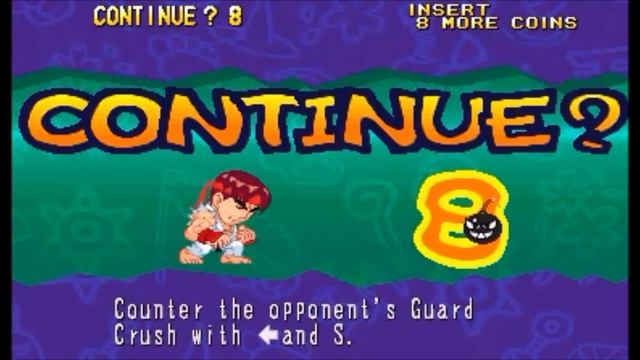 Super Gem Fighter Mini Mix - Game Over - Ryu смотреть онлайн