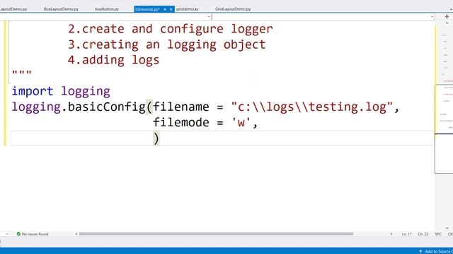 117 | Implementing Logging in Python | Python Tutorial in Tamil смотреть онлайн