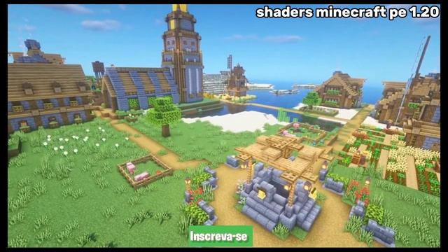 FINALMENTE?SAIU SHADER super REALISTA igual PC Para  minecraft PE 1.20+ render dragon-(bsl shader) смотреть онлайн
