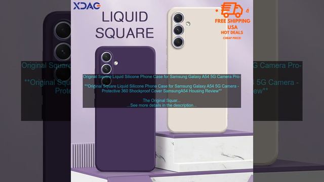 1005005504688222 Original Square Liquid Silicone Phone Case for Samsung Galaxy A54 5G C смотреть онлайн