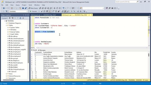 SQL DB Part9 - Use of Null, Top, Max, Min, Avg, Sum, Update, Delete смотреть онлайн