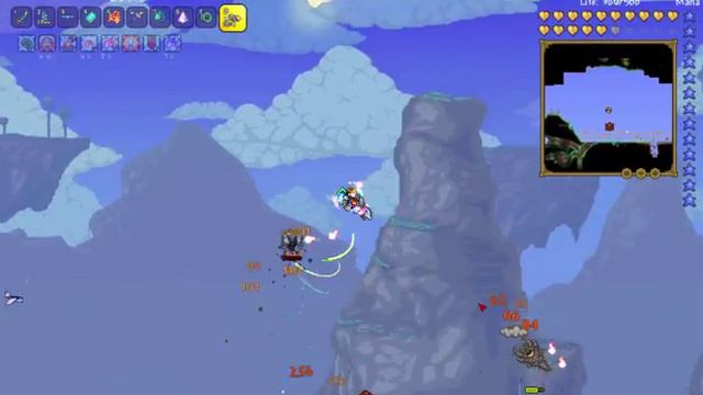 Terraria: Golem Boss Battle Fail смотреть онлайн