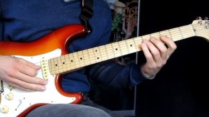 Простой блюз на электрогитаре Old time blues