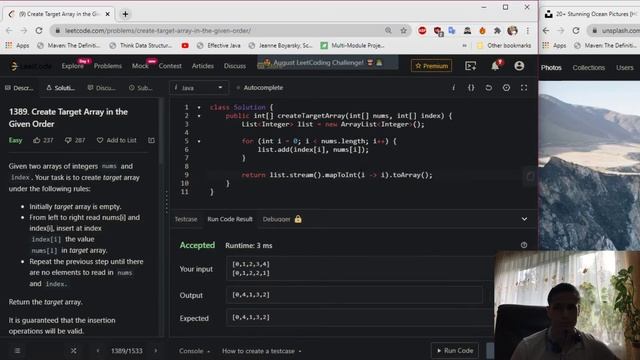 LeetCode 1389. Create Target Array in the Given Order Solution Explained - Java смотреть онлайн