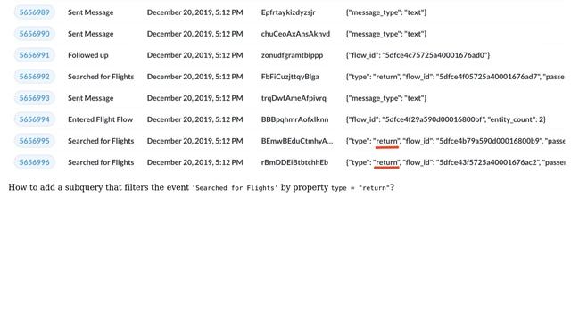 Subquery with a JSON property смотреть онлайн