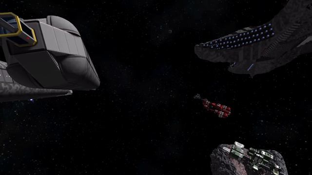 Space Engineers Shipyard: Improved Battle Cruiser with Hyper Velocity Railgun/ Gravity Cannon смотреть онлайн
