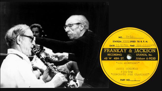 Benny Goodman Concerto For Clarinet Premiere Performance 1950 смотреть онлайн