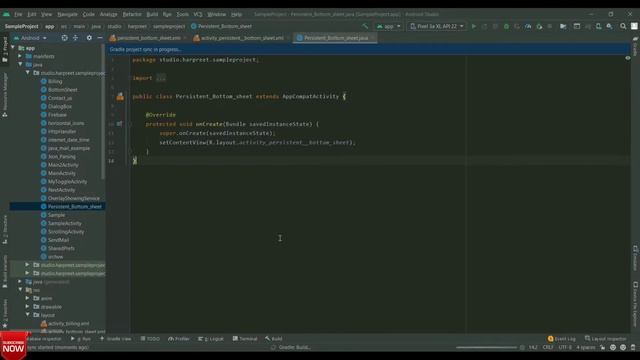 Implement Persistent Bottom Sheet in Android смотреть онлайн