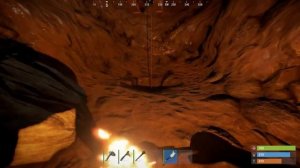 RUST гайд по спрыгиванию в пещеру - как спрыгнуть в пещеру без урона (посвящается Роуджу)