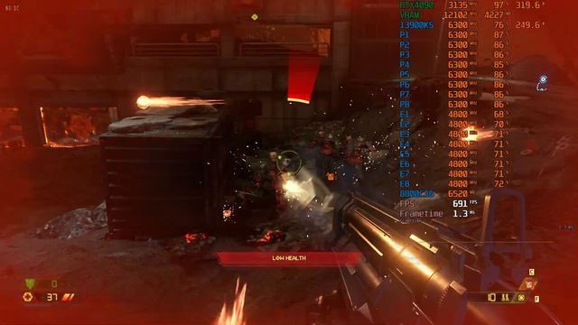 DOOM Eternal | FHD & Low | 13900KS 6.3Ghz + RTX 4090 + 8800MT CL36 смотреть онлайн
