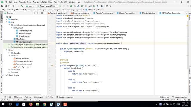 TabLayout + ViewPager2 + Fragments trong Android - [Project Template - #3] смотреть онлайн