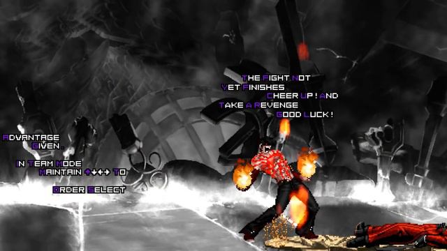 [KOF Mugen] Flames Orochi Iori Vs Super KOF Bosses Team