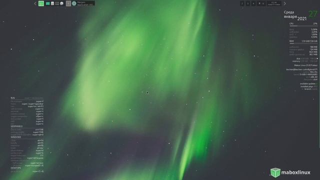 Mabox Linux 21.02 RC3 (Openbox) смотреть онлайн