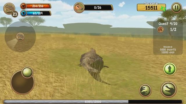 Wild Crocodile Simulator 3D Android Gameplay #3 смотреть онлайн