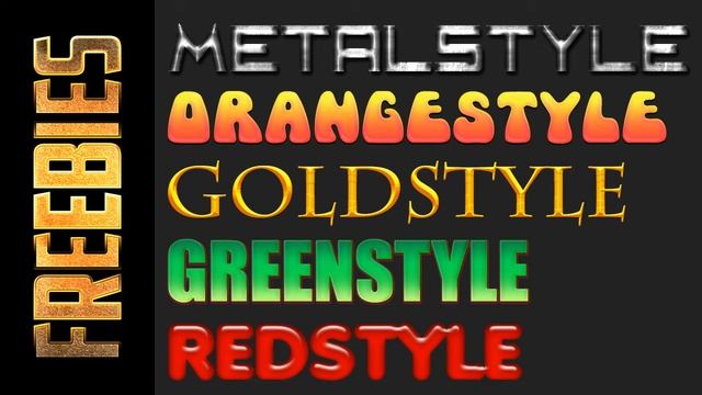 Freebies: Free Photoshop Styles download смотреть онлайн