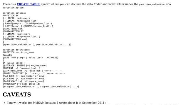 Where are partitions defined in mysql смотреть онлайн