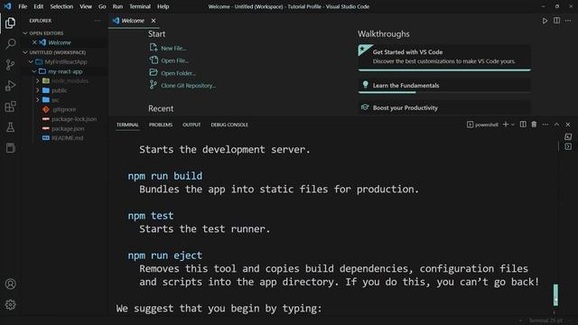 React JS Tutorial #1 - Setup React in VSCode & 'Hello World' смотреть онлайн