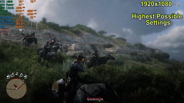 Red Dead Redemption 2 PC Vulkan ~ GTX 1060 + I5 8400 ~ Highest Possible Settings Tested смотреть онлайн