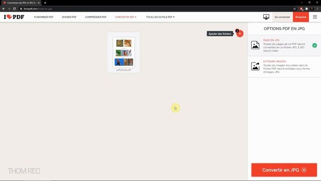 Extraire les IMAGES d'un PDF + Convertir un PDF en JPG (Cours IlovePDF) смотреть онлайн