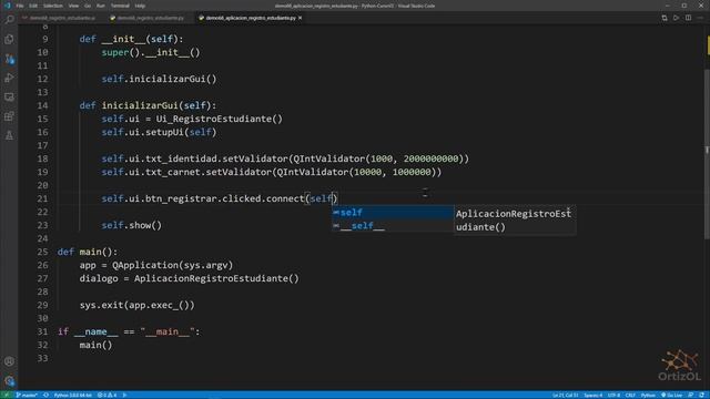 Python Curso V2: 508 2/2 Formulario de Registro de un Estudiante en una Carrera Profesional смотреть онлайн