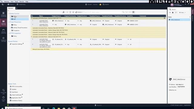 LAB:15 Configuring Static NAT in Check point Firewall R81 смотреть онлайн