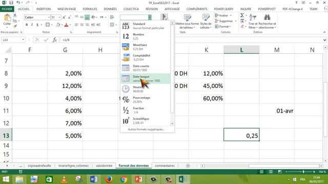 Vidéo 11 format données dans excel 2010 2013 смотреть онлайн