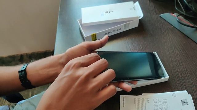 Unboxing Samsung galaxy M33 5G | Ocean Blue смотреть онлайн