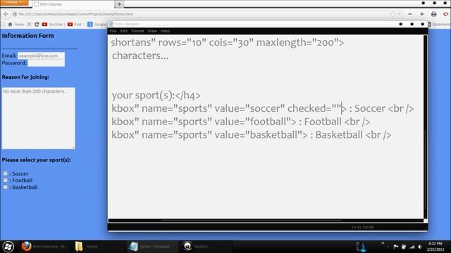 HTML Basics » Part 12 | Forms: checkbox / radio смотреть онлайн