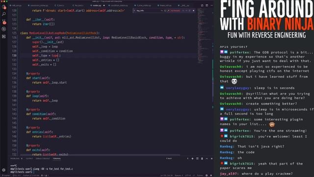 [E30] F’ing Around with Binary Ninja: Writing a Decompiler! смотреть онлайн