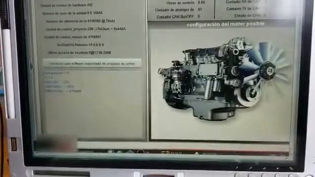Deutz Serdia 2010 EMR-2 Addittional Display Monitor For Programming
