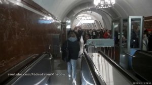 Станция метро Фрунзенская (вход) // 25 октября 2019