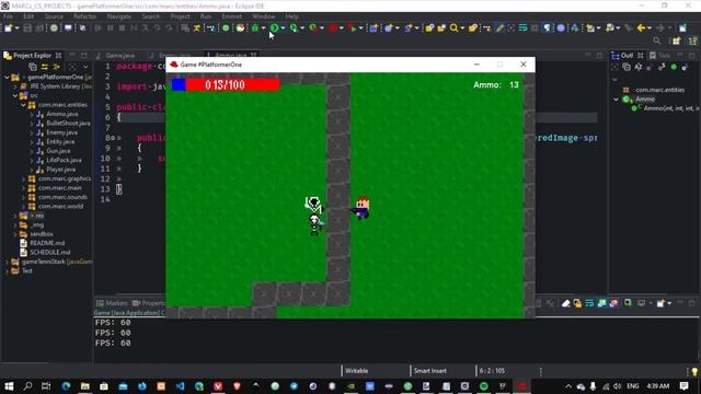 Platform Game In Java Using Eclipse