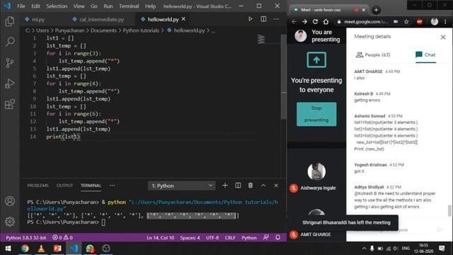 Python Tutorials Day 5 | Programs on Lists | Dictionary | Example programs on dictionary смотреть онлайн