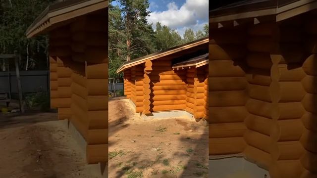 Дом из сосны диаметр 30 см. 1 этаж, 10*9 смотреть онлайн