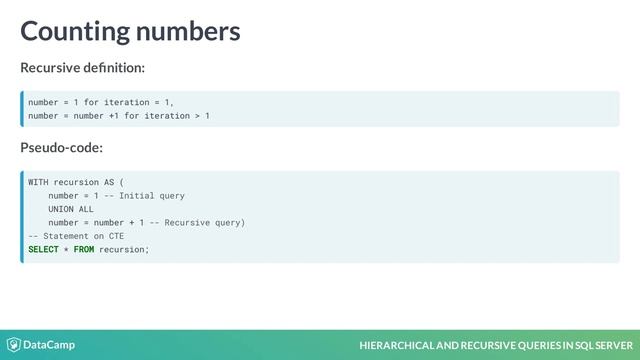 SQL Tutorial: Solve recursive maths problems смотреть онлайн