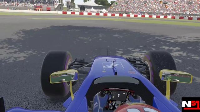 F1 2016 GAME: RECREATING ALL 2017 CRASHES (MID SEASON) смотреть онлайн