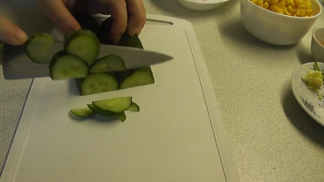 Кукурузный салат. Свежий, летний. смотреть онлайн